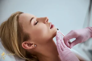 تزریق آنزیم برای از بین بردن ژل لب